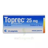 Toprec 25 Mg Comprimés Plq/20 à TIGNIEU-JAMEYZIEU
