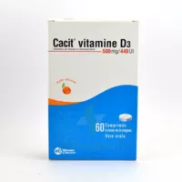 Cacit Vitamine D3 500 Mg/440 Ui, Comprimé à Sucer Ou à Croquer à TIGNIEU-JAMEYZIEU