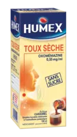 Humex 0,33 Mg/ml Solution Buvable Toux Sèche Oxomemazine Sans Sucre édulcorée à L'acésulfame Potassique Fl/150ml à TIGNIEU-JAMEYZIEU