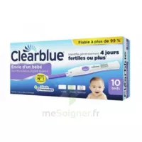 Clearblue Test D'ovulation 2 Hormones B/10 à TIGNIEU-JAMEYZIEU