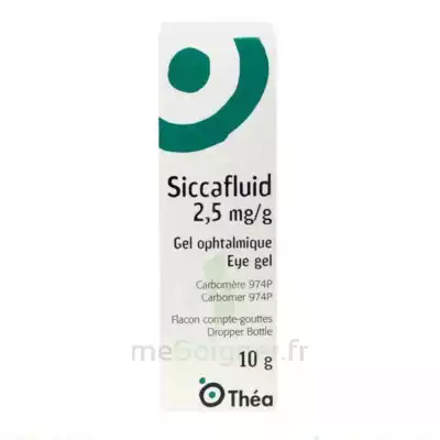 Siccafluid 2,5 Mg/g, Gel Ophtalmique à TIGNIEU-JAMEYZIEU