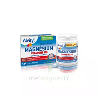 Alvityl Magnésium Vitamine B6 Libération Prolongée Comprimés Lp B/45 à TIGNIEU-JAMEYZIEU